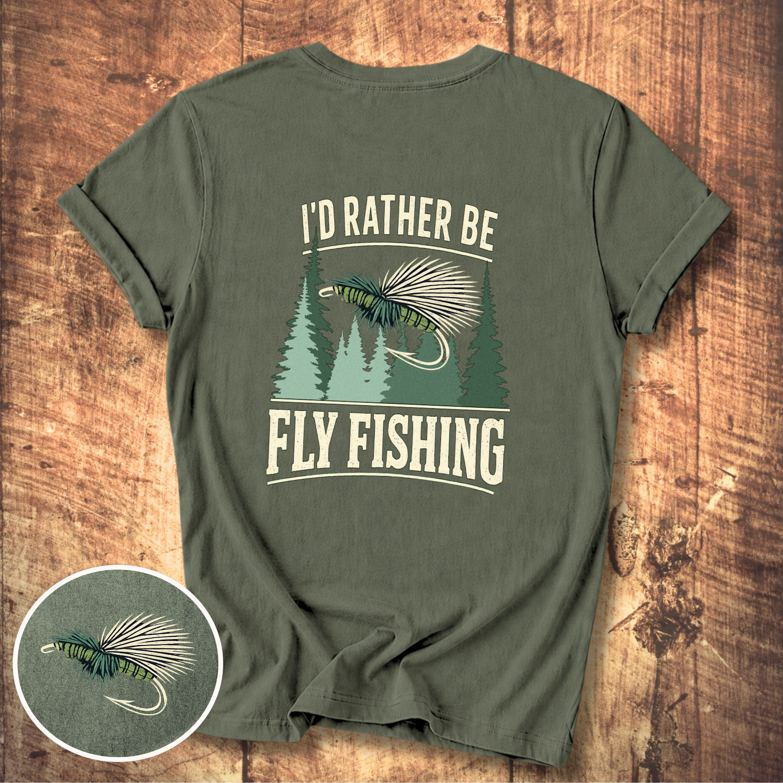 I’d Rather Be Fly Fishing T-Shirt