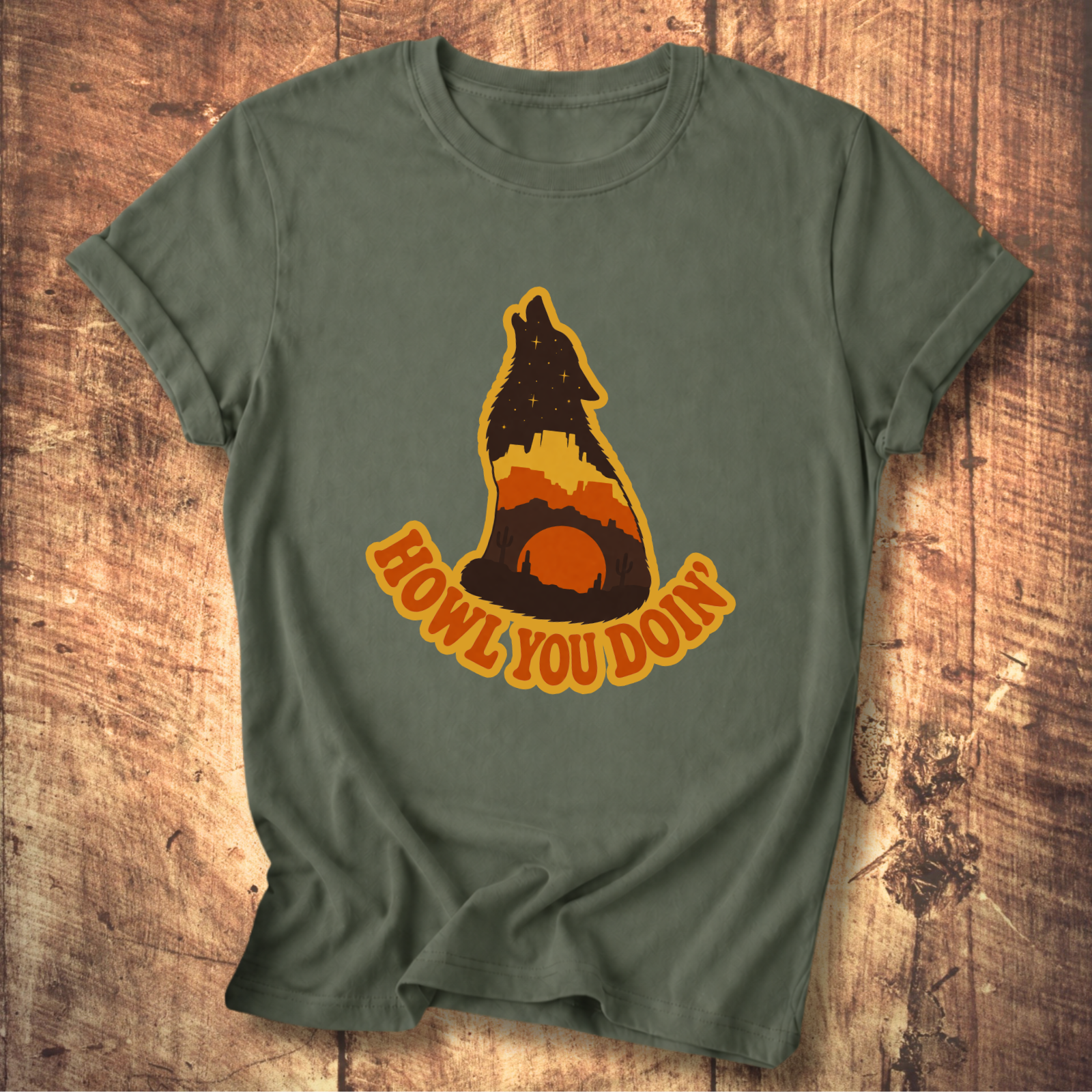 Howl You Doin' Coyote T-Shirt
