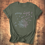 Stay Wild Lotus Tee