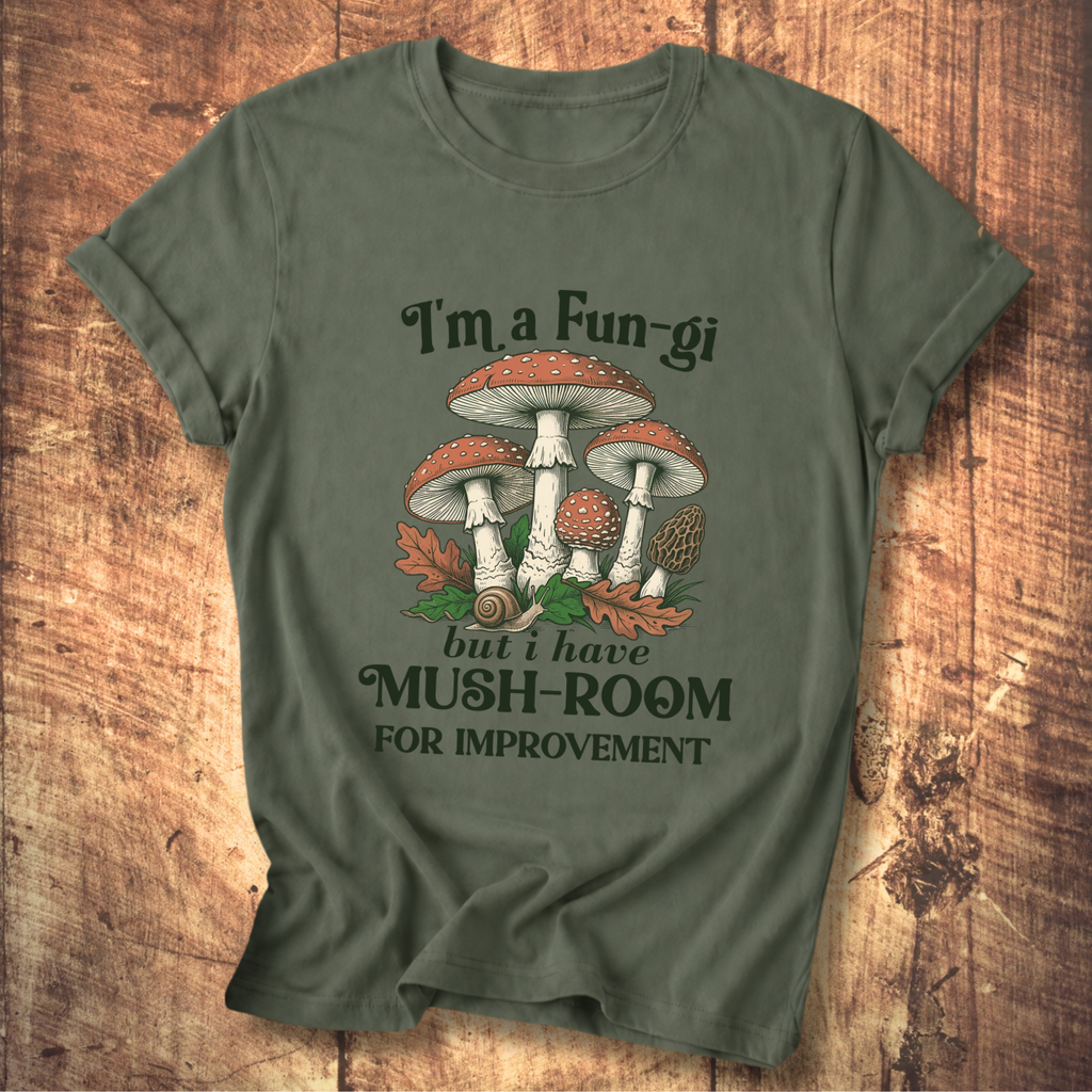 I'm a Fun-gi Vintage Mushroom Tee