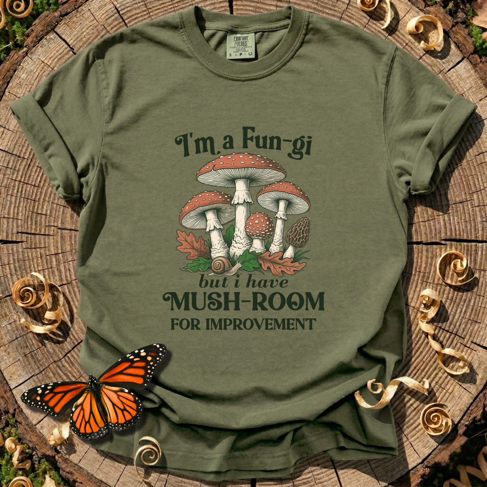 I'm a Fun-gi Vintage Mushroom Tee