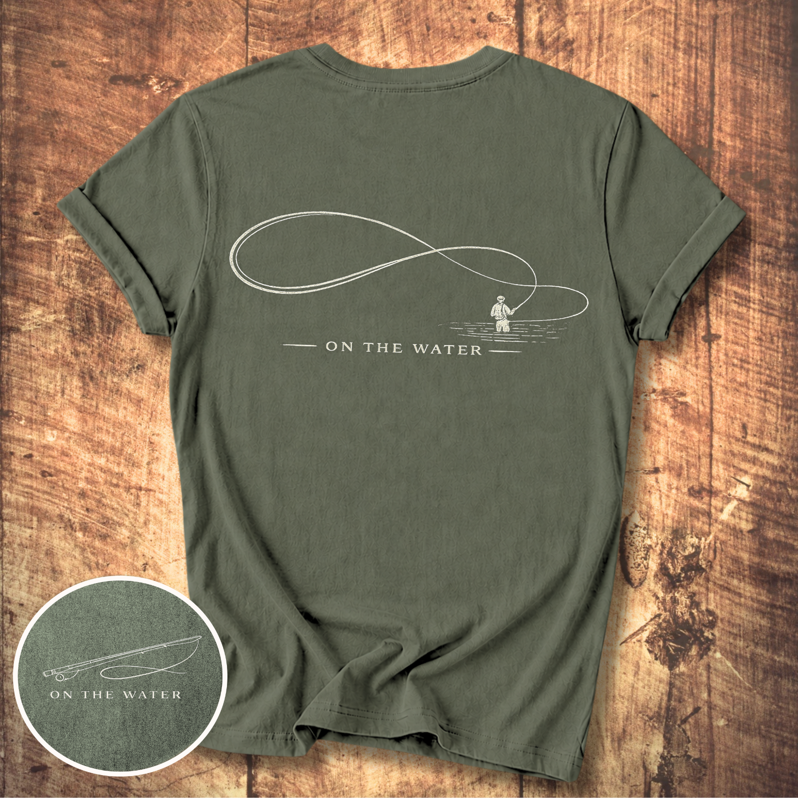 On The Water Fly Fishing T-Shirt