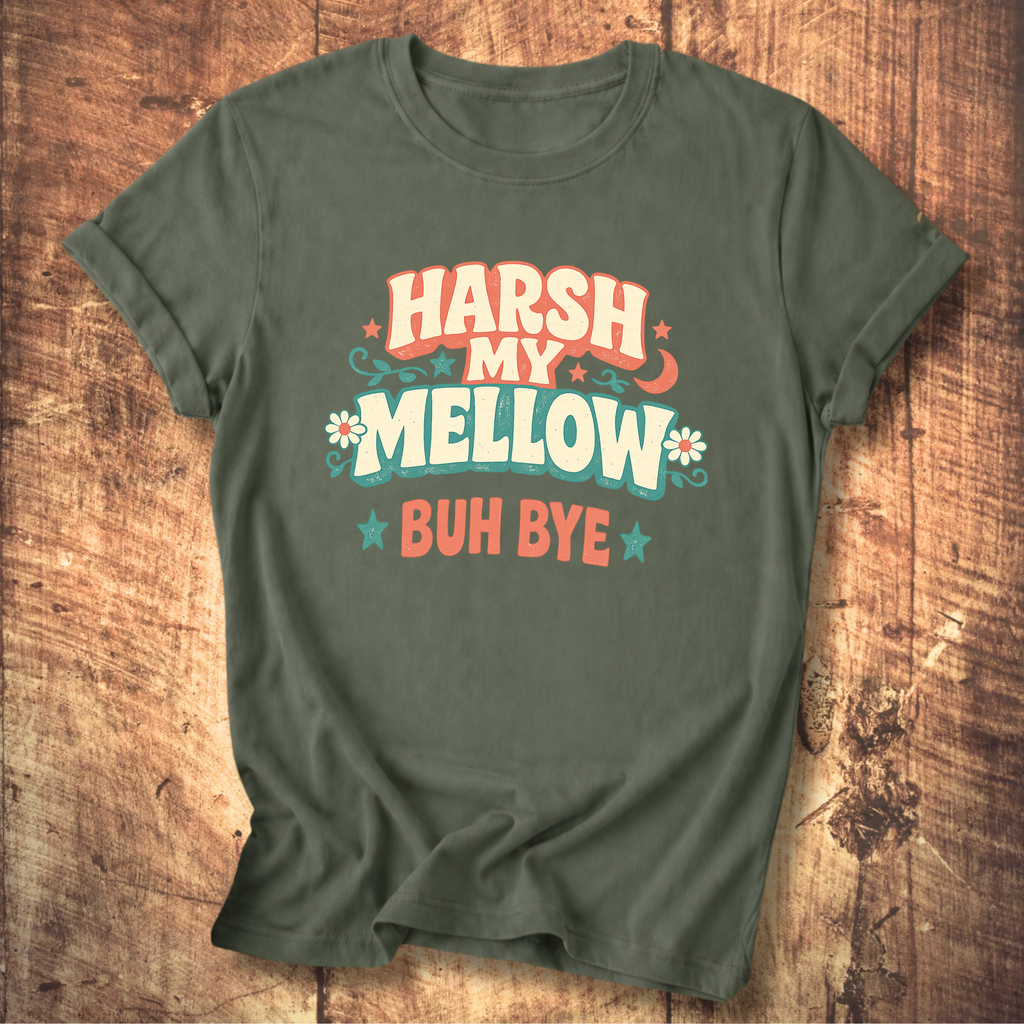 Harsh My Mellow Buh Bye Floral T-Shirt