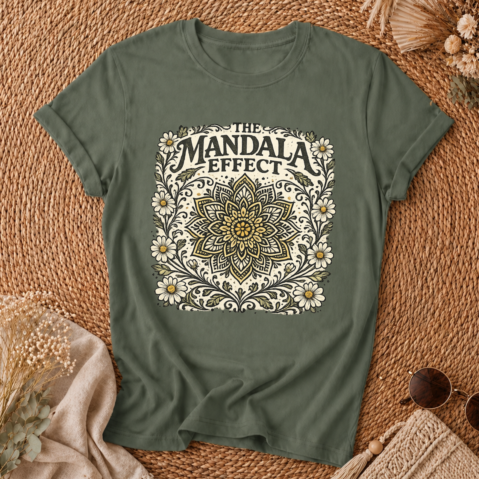 Mandala Flowers Tee