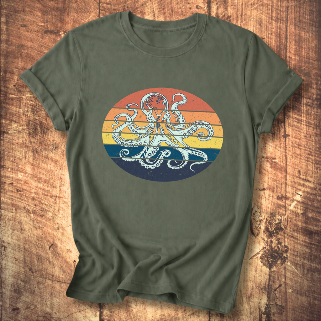 Octopus Sunset Tee