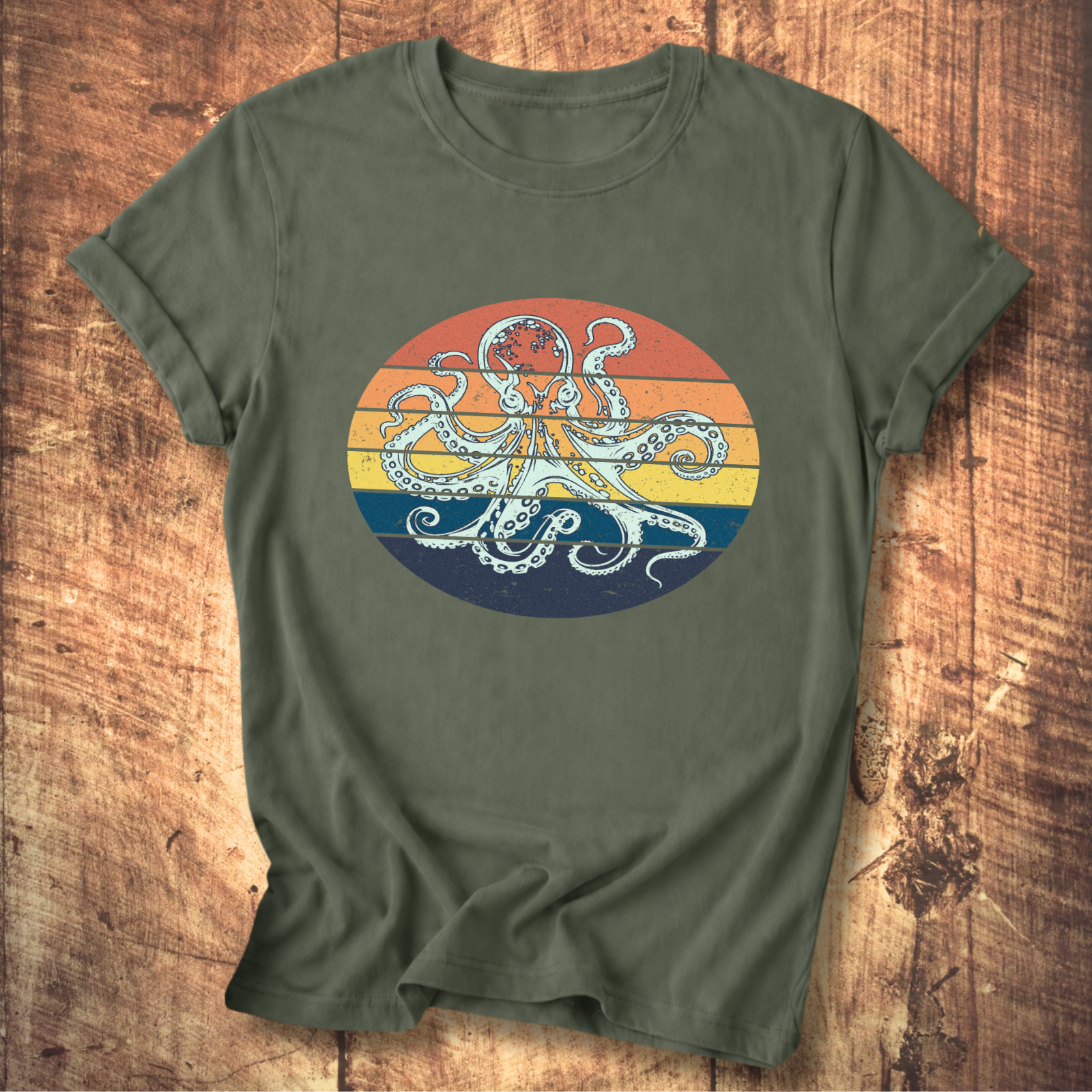 Octopus Sunset Tee