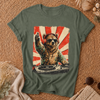Bear At The Turntable Tee