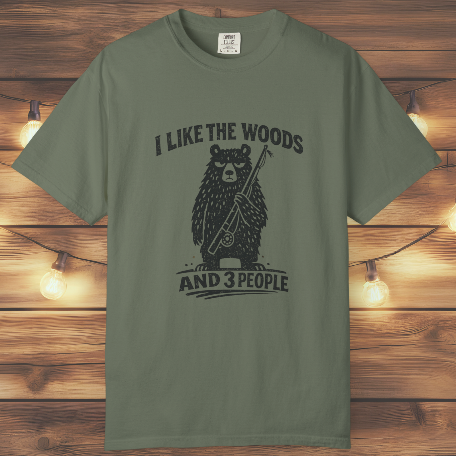 I Like the Woods and 3 People T-Shirt
