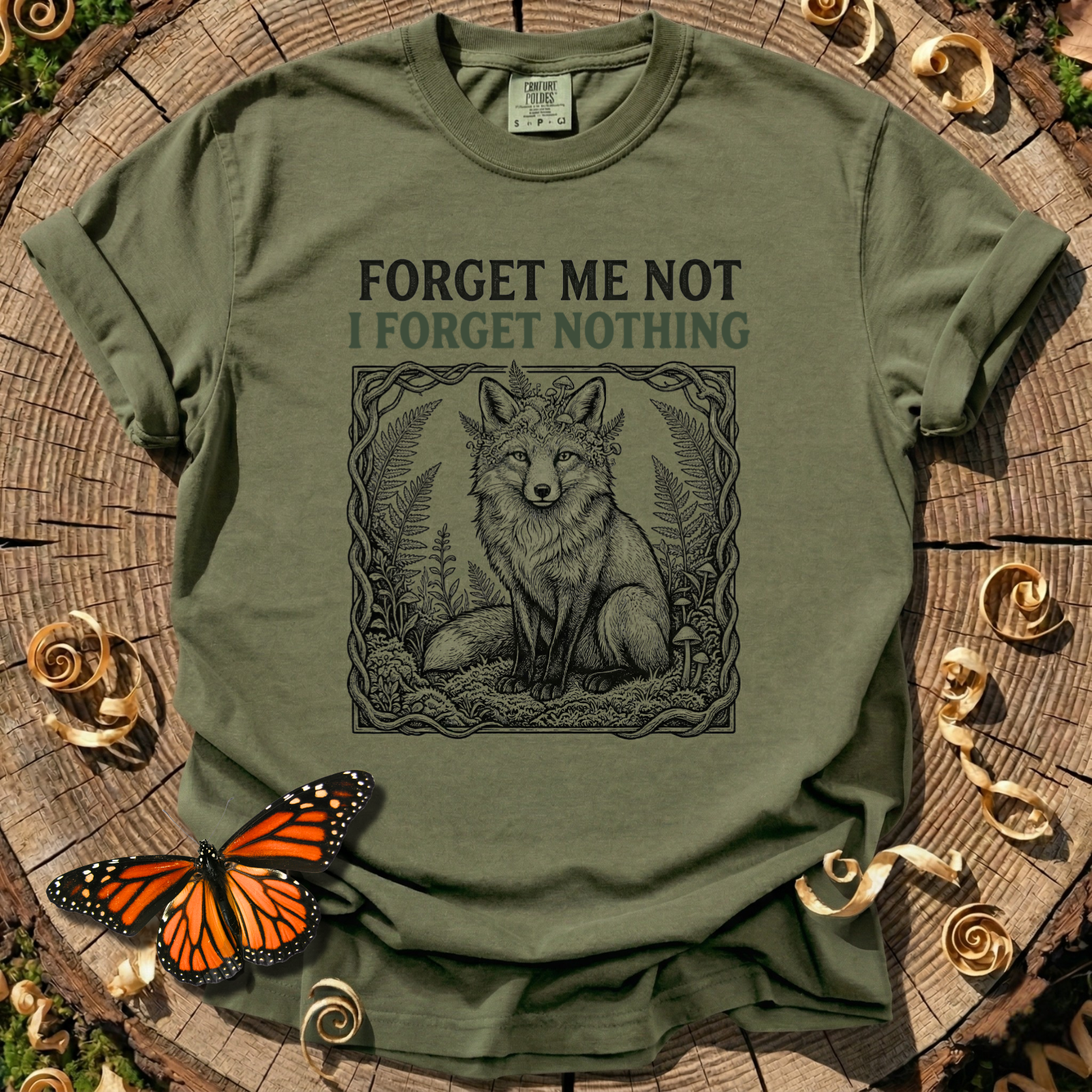 Forget Me Not Fox Tee