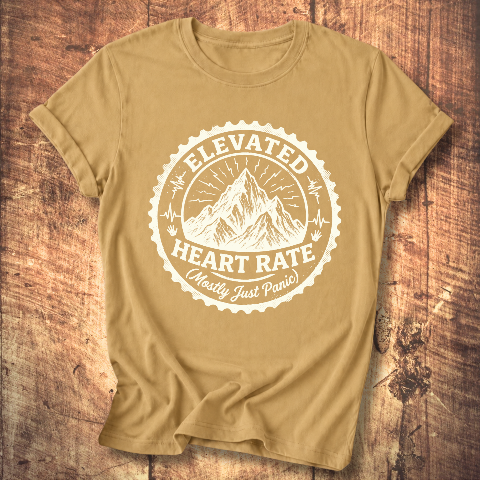 Elevated Heart Rate Mountain T-Shirt