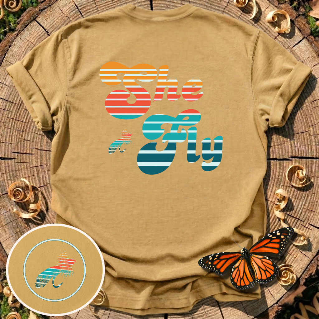 Retro “She Fly” Tee