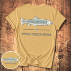 Cutthroat Topography Fly Fishing T-Shirt