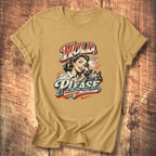 Hold Please Retro Pinup Tee