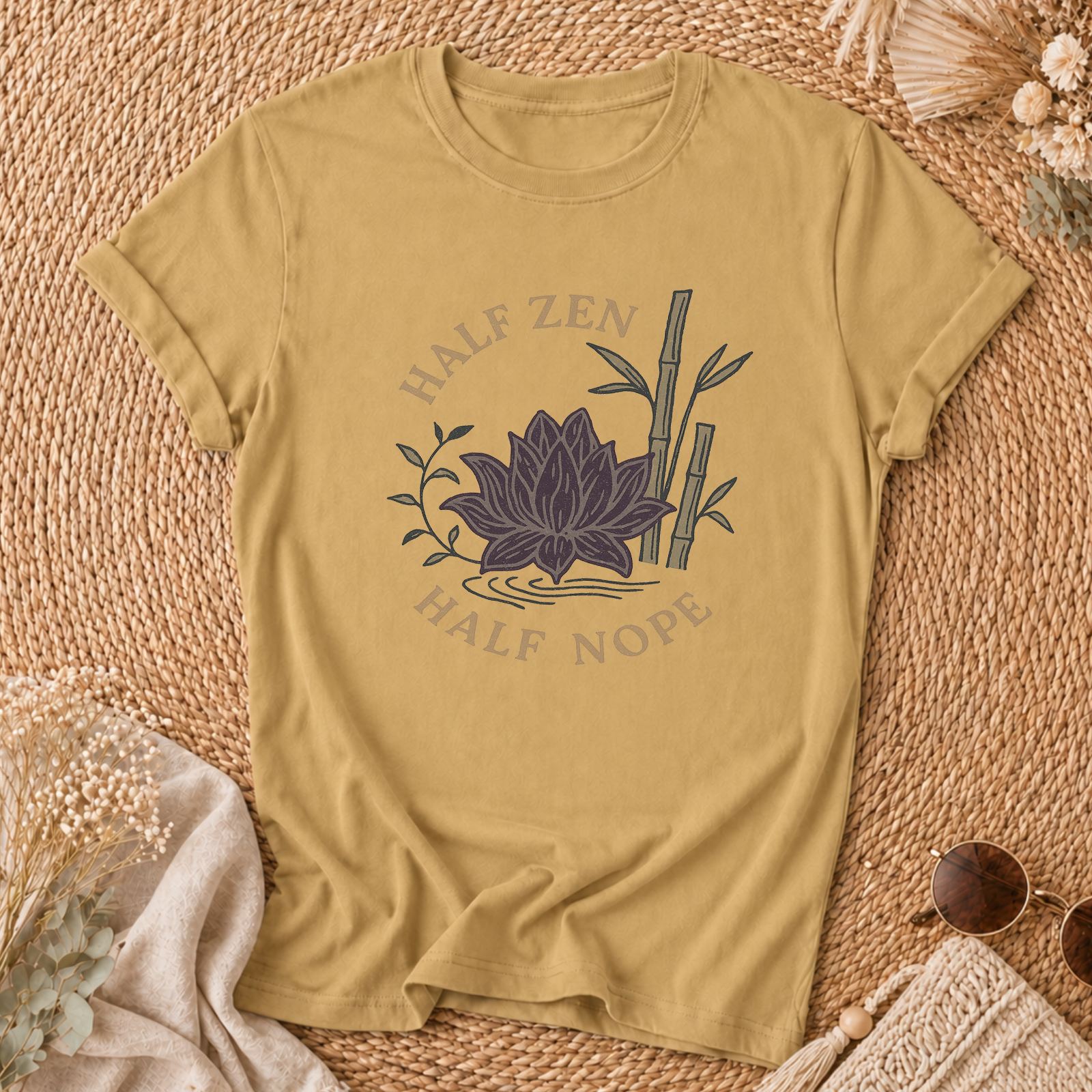 Half Zen Half Nope T-Shirt