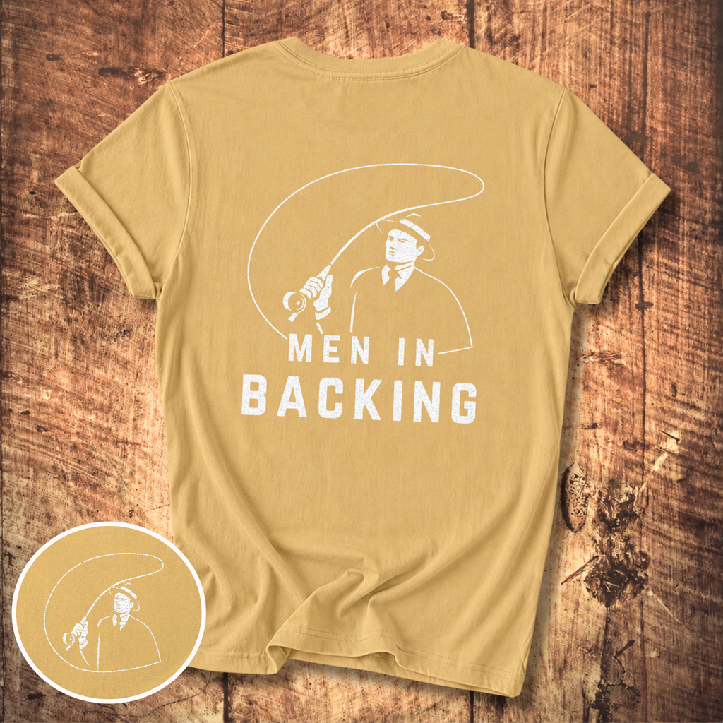 Men in Backing T-Shirt