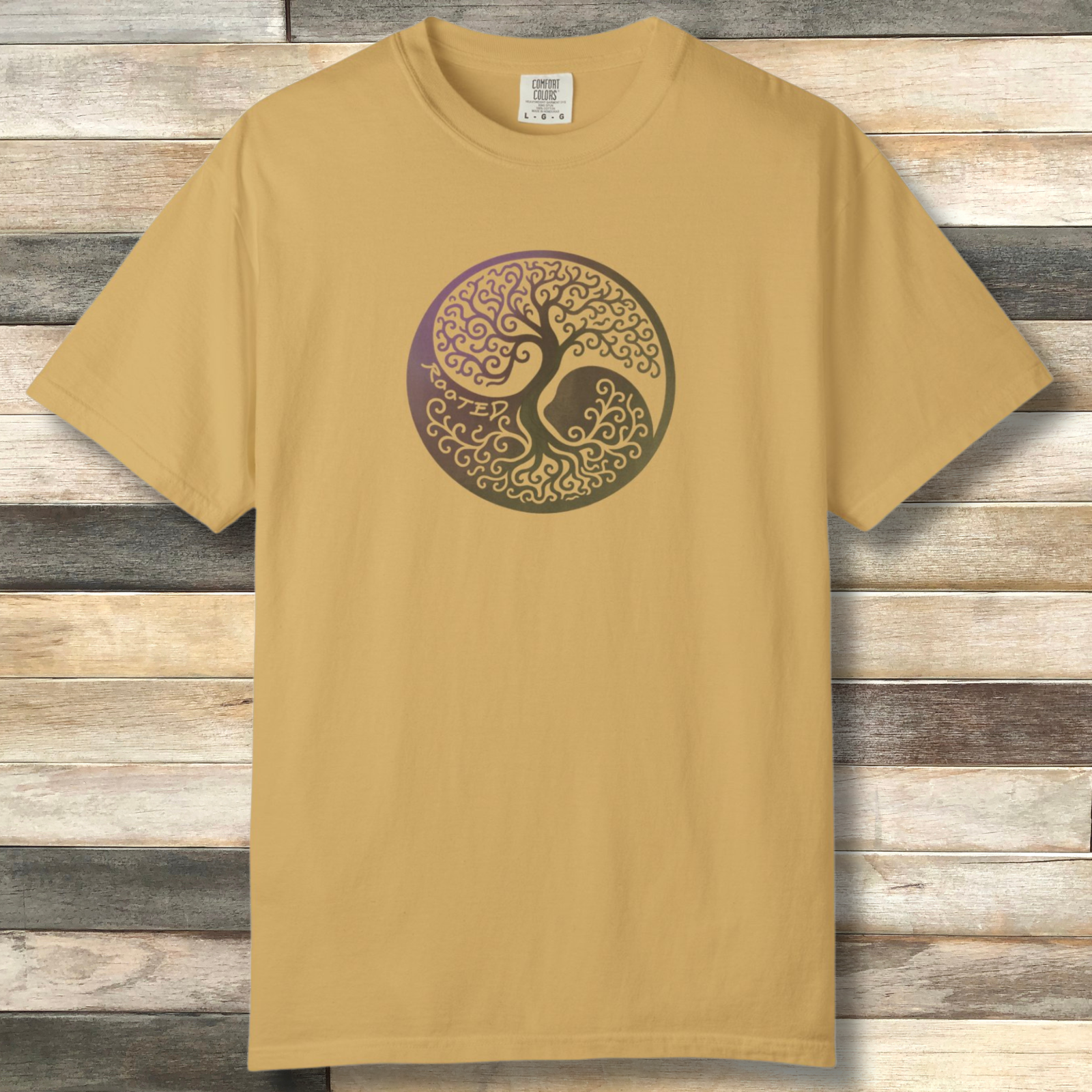 Rooted Yin Yang Tree T-Shirt — Boho Nature Graphic Tee