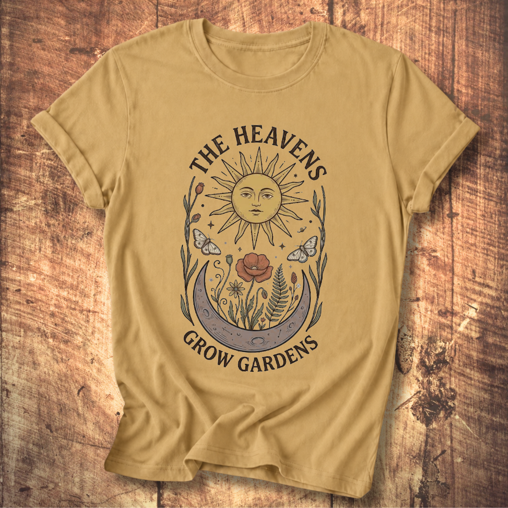 Heavens Grow Gardens T-shirt
