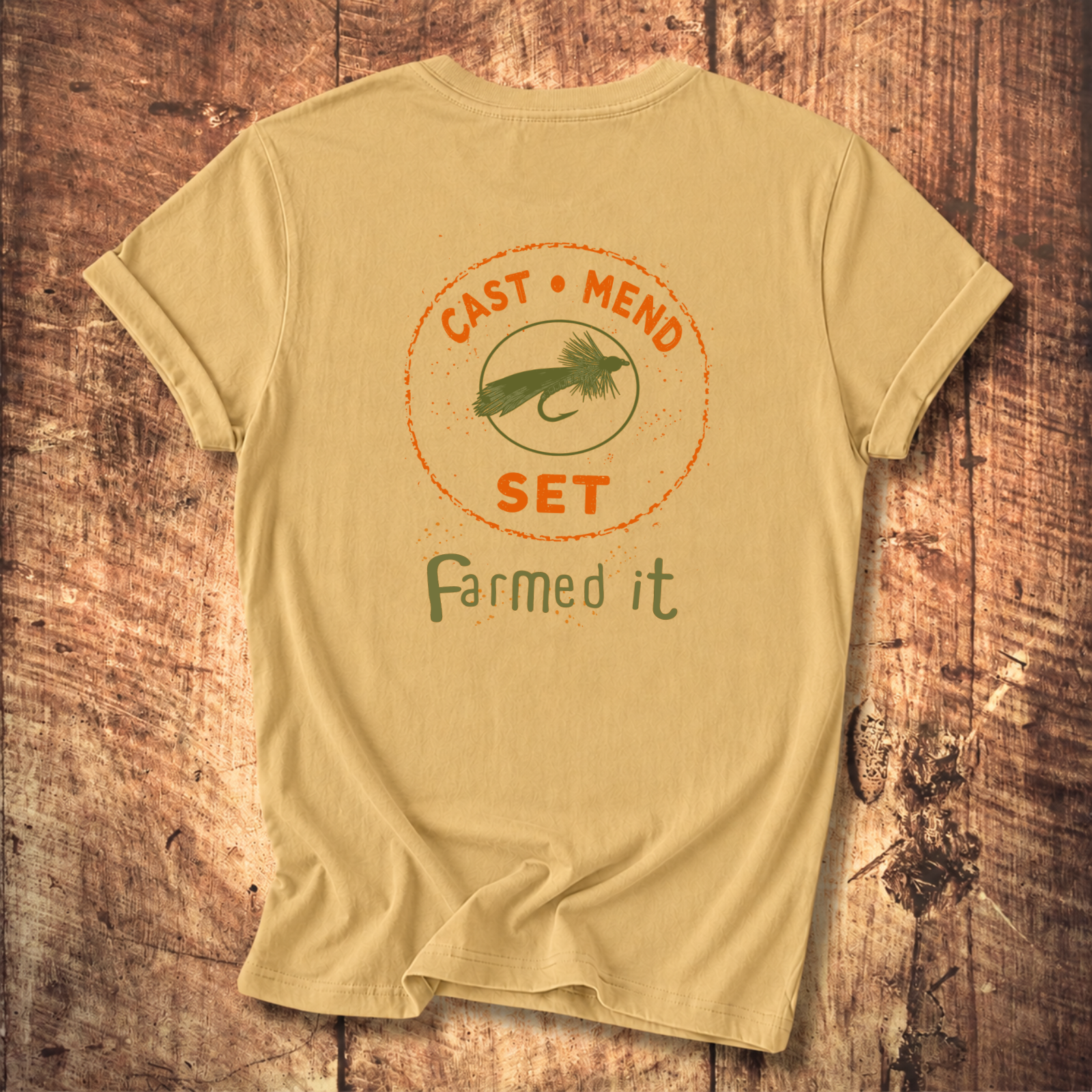 Cast • Mend • Set “Farmed it” T-shirt
