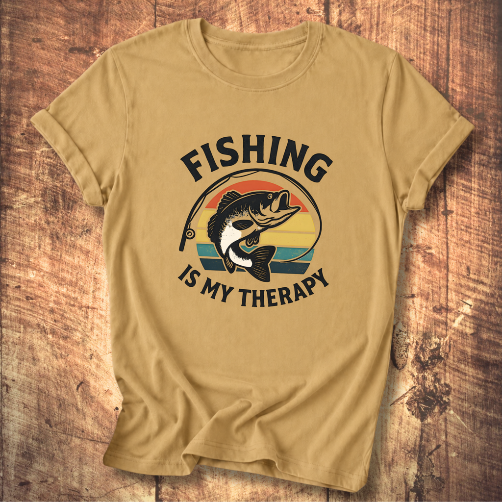 Fishing Is My Therapy Tee