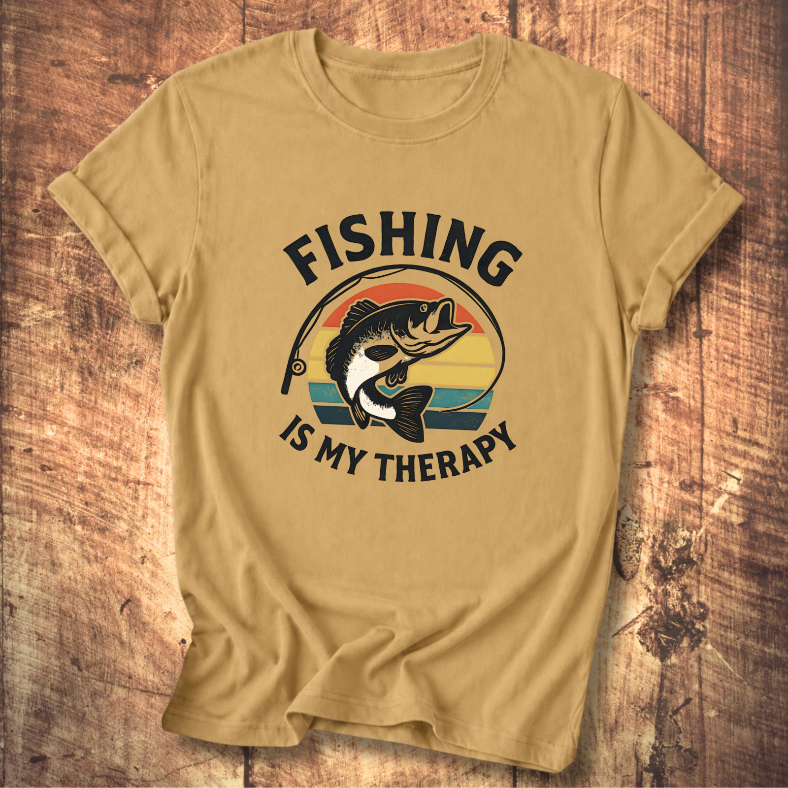 Fishing Is My Therapy Tee