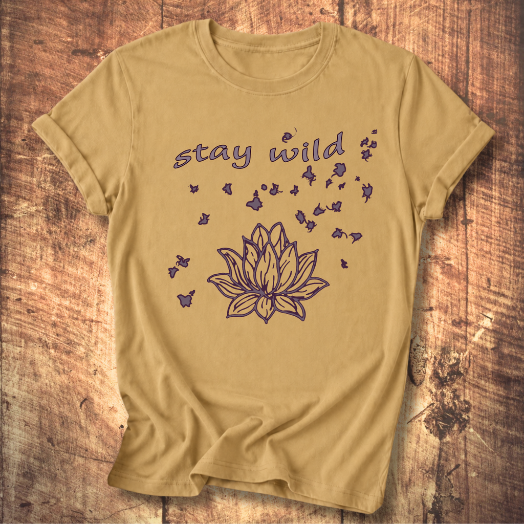 Stay Wild Lotus Tee