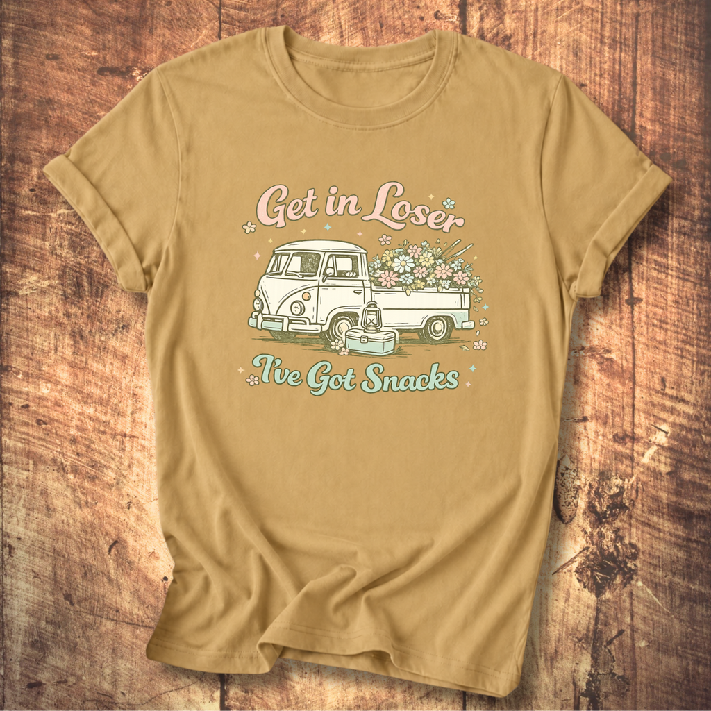 Retro Flower Truck Tee