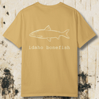 Idaho Bonefish Back Print T-Shirt — Vintage Fishing Graphic Tee