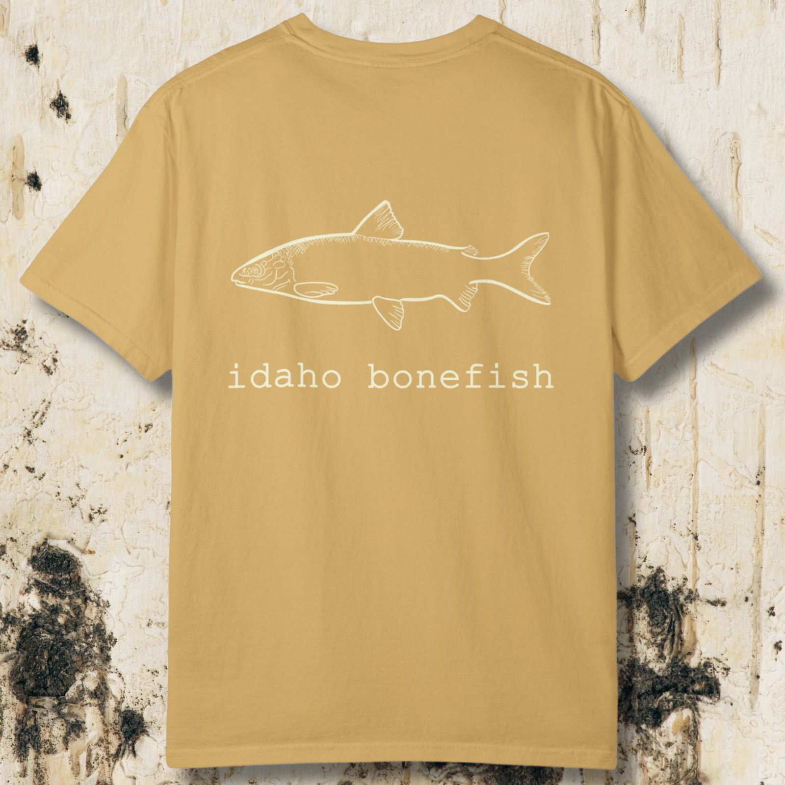 Idaho Bonefish Back Print T-Shirt — Vintage Fishing Graphic Tee
