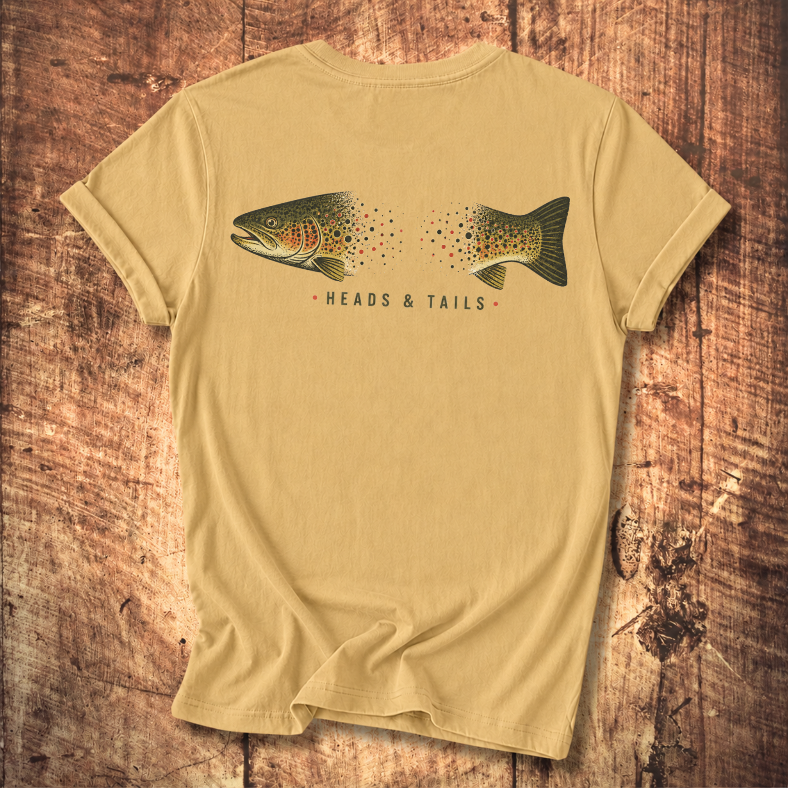 Brown Trout Heads & Tails Tee