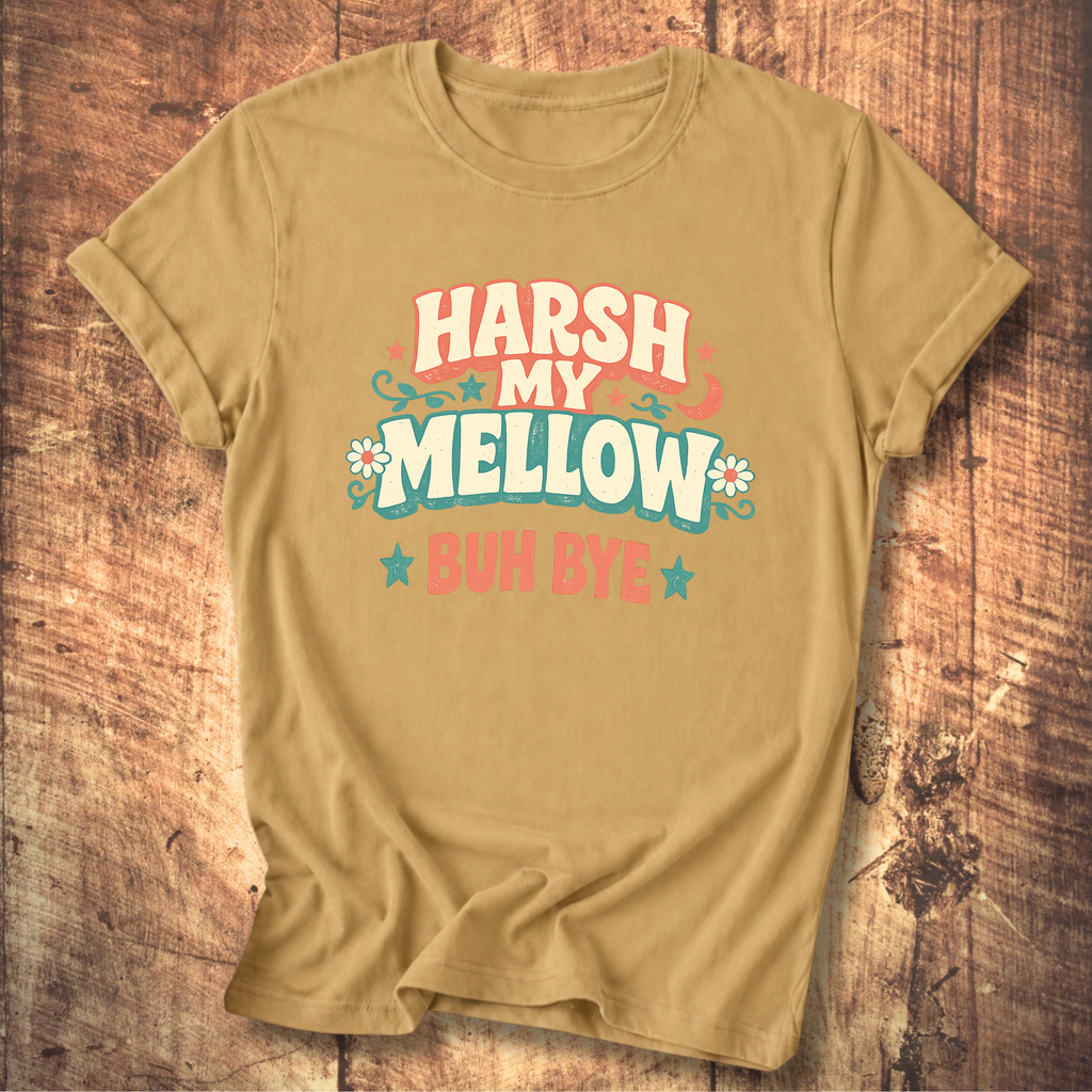 Harsh My Mellow Buh Bye Floral T-Shirt