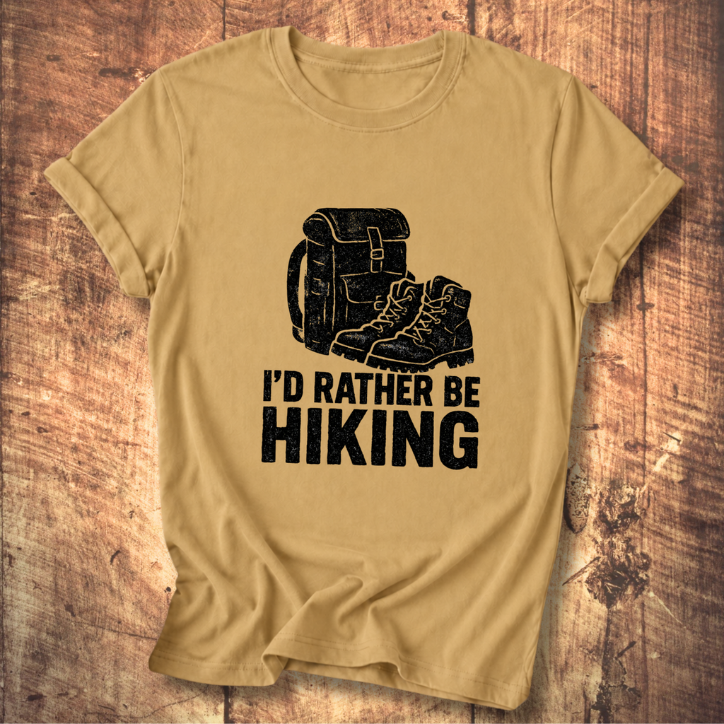 I'd Rather Be Hiking T-shirt