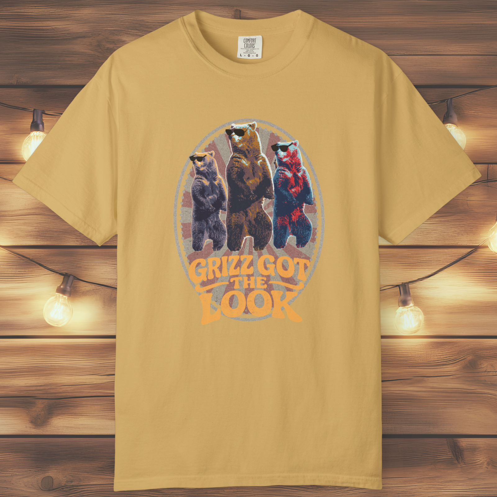 Grizzly Trio “Grizz Got the Look” Graphic T-Shirt