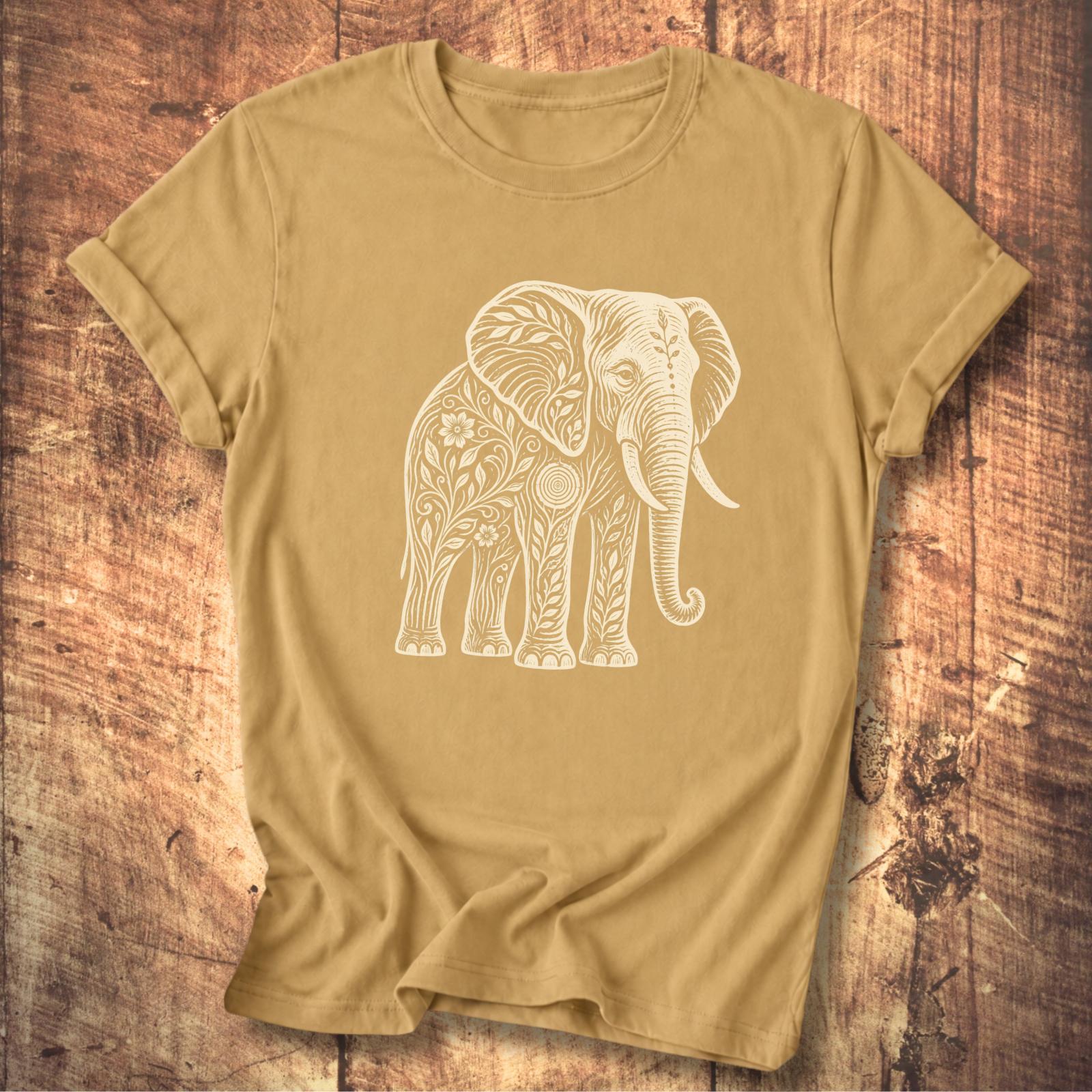 Elephant Flowers Tee