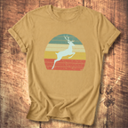 Vintage Sunset Deer T-Shirt