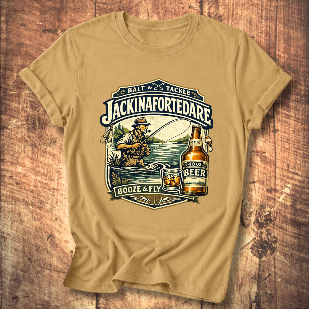 Jackinafortedare Vintage Bait & Tackle Tee