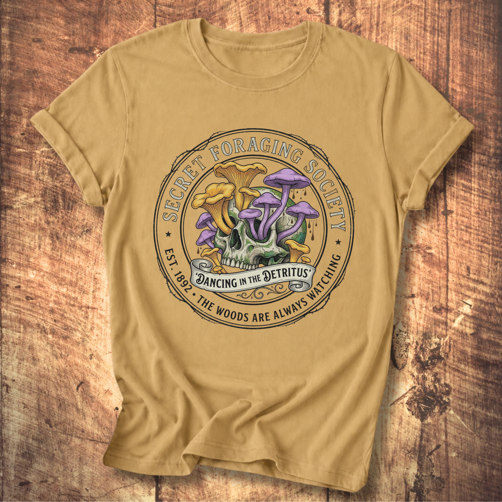 Technicolor Skull Foraging Society T-Shirt