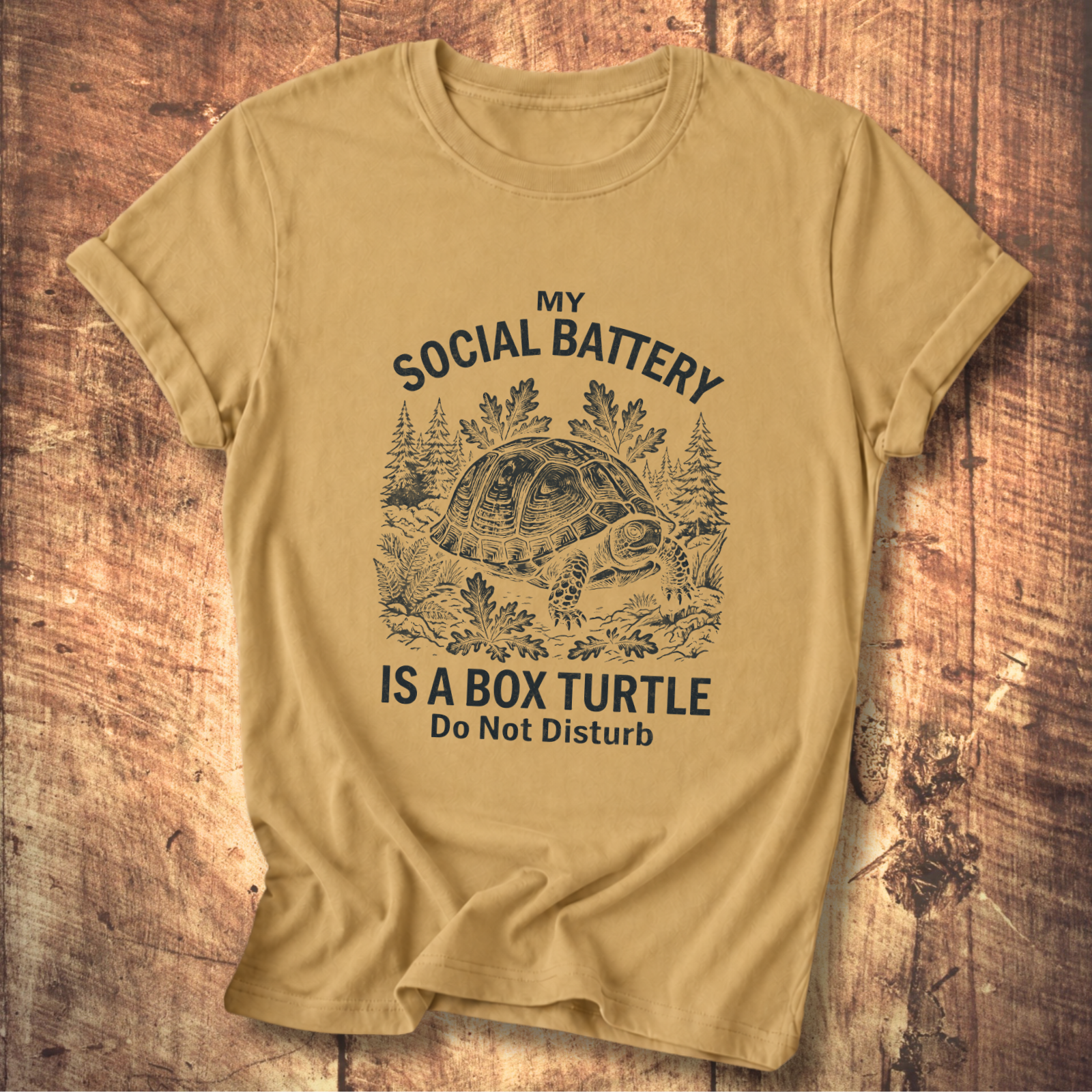 Anti-Social Box Turtle Tee