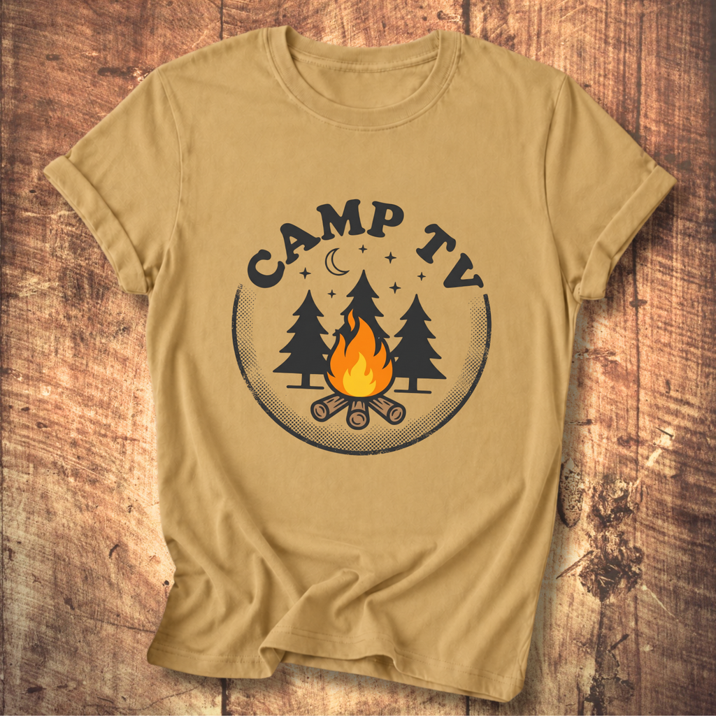 Camp TV Static Tee