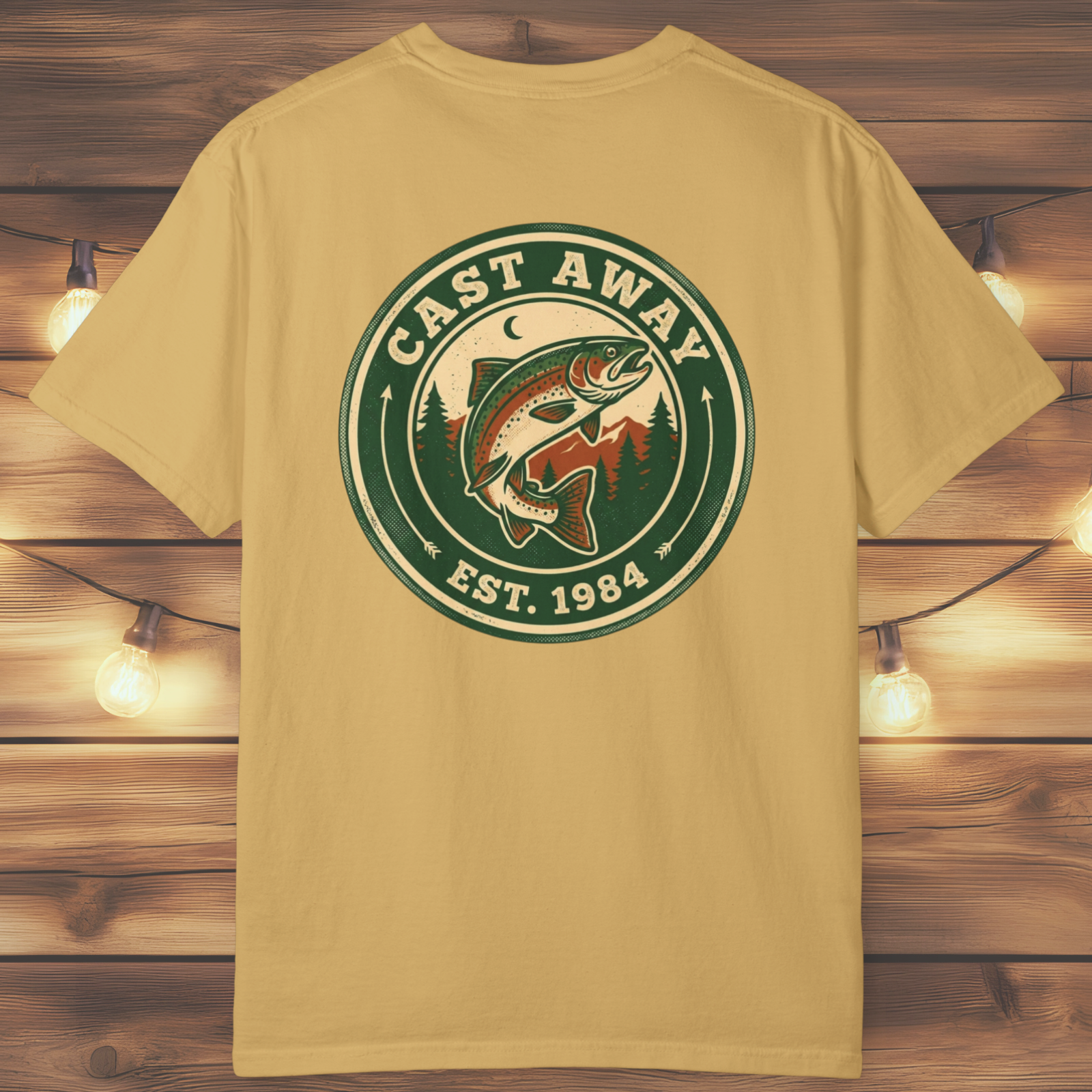 Cast Away Fishing Logo T-Shirt
