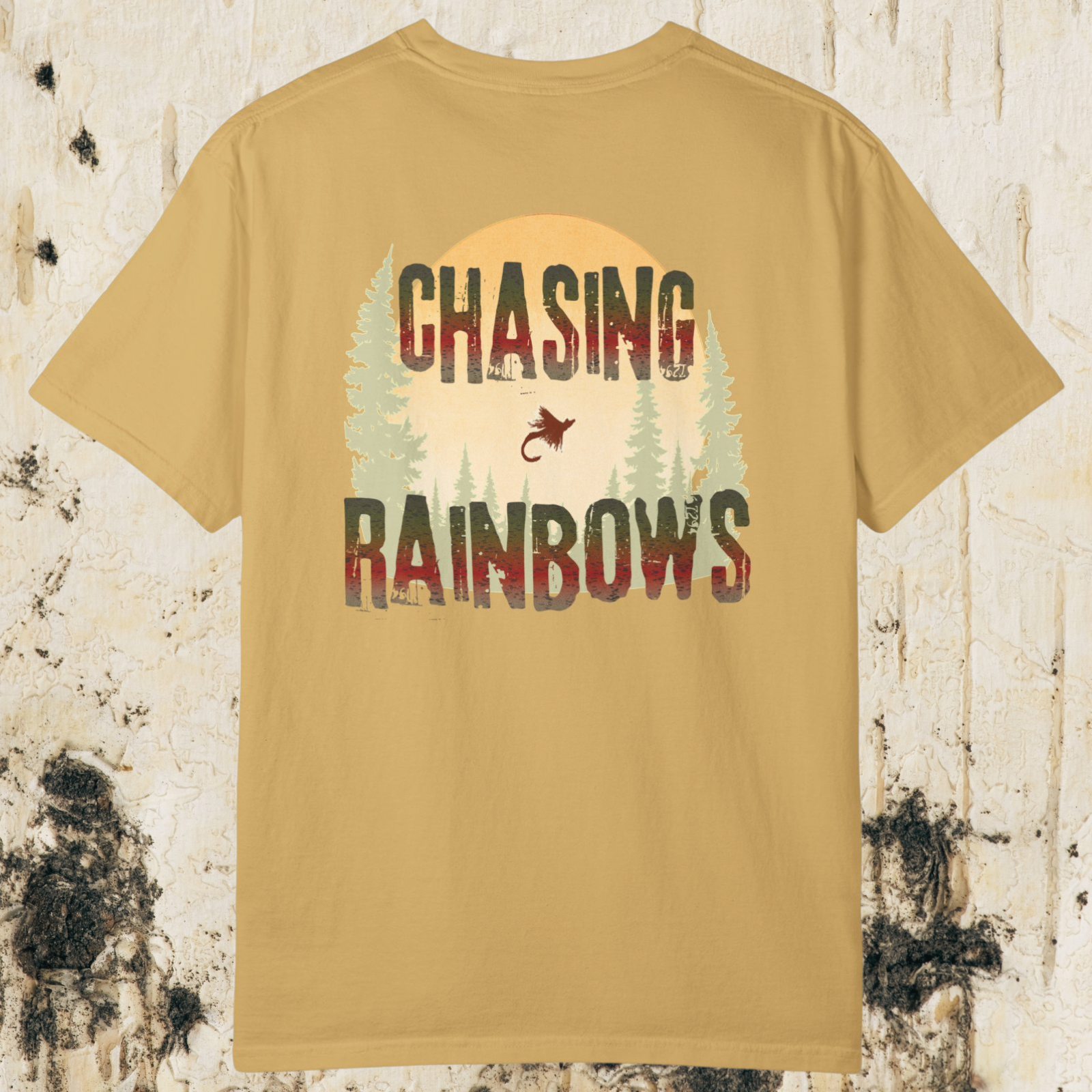 Chasing Rainbows Fly Fishing T-Shirt