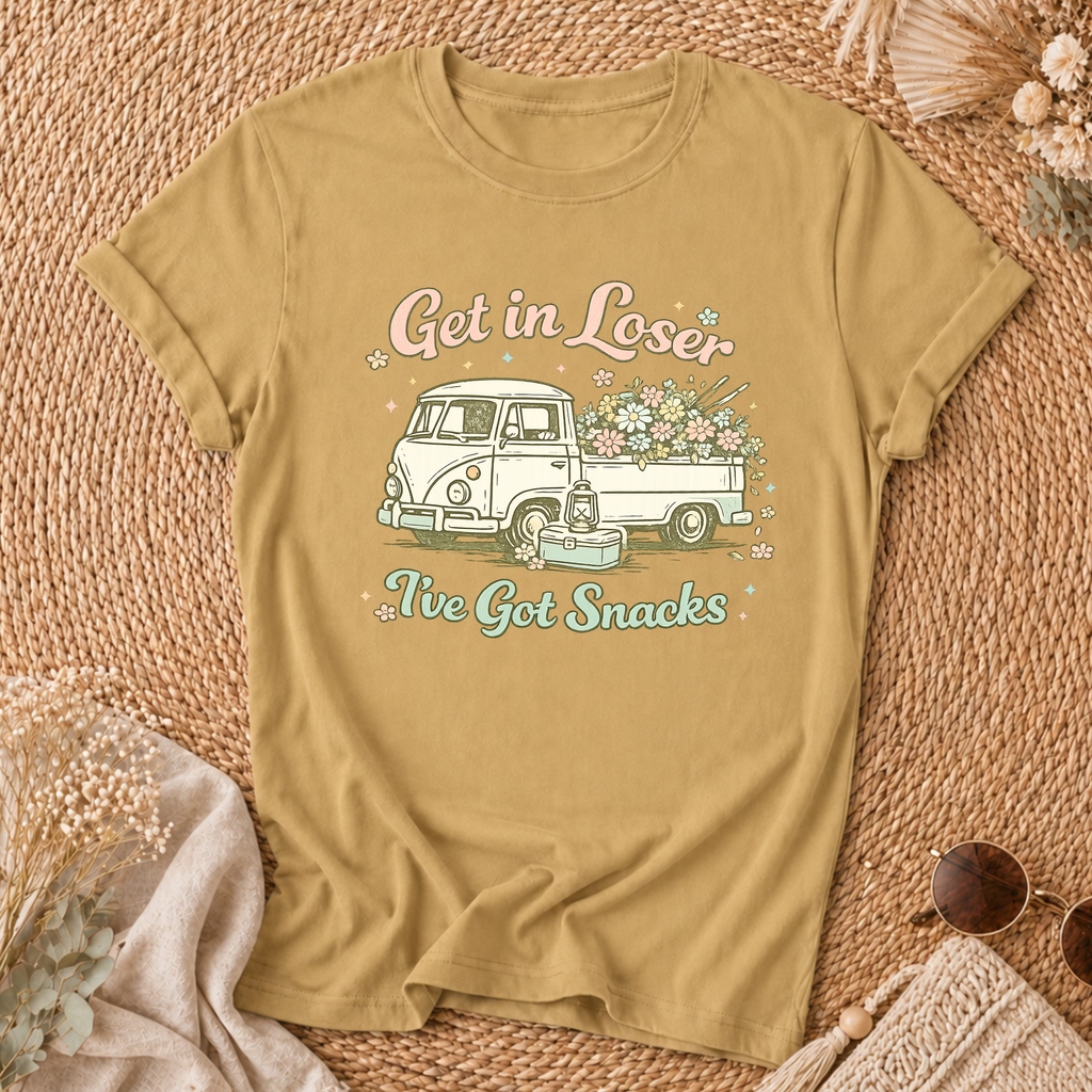 Retro Flower Truck Tee
