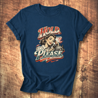 Hold Please Retro Pinup Tee