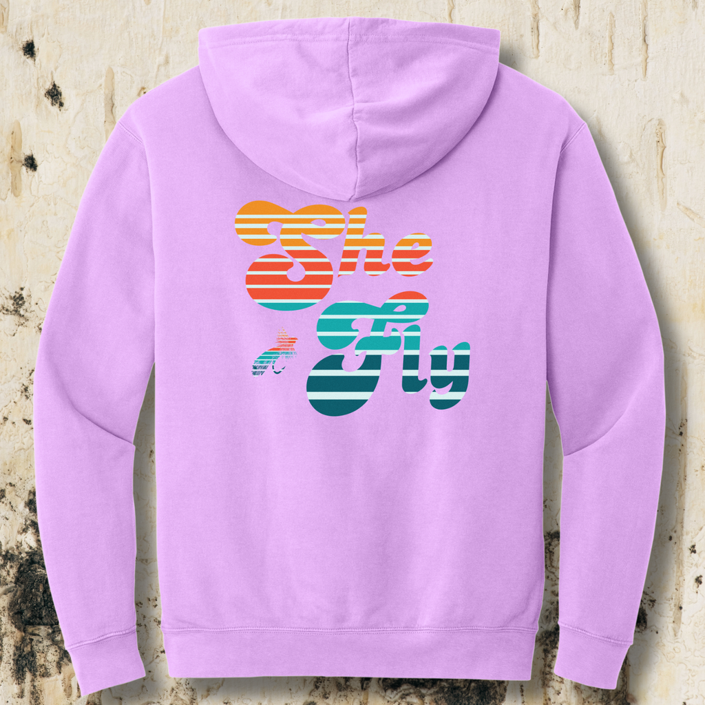 She Fly Retro Pullover