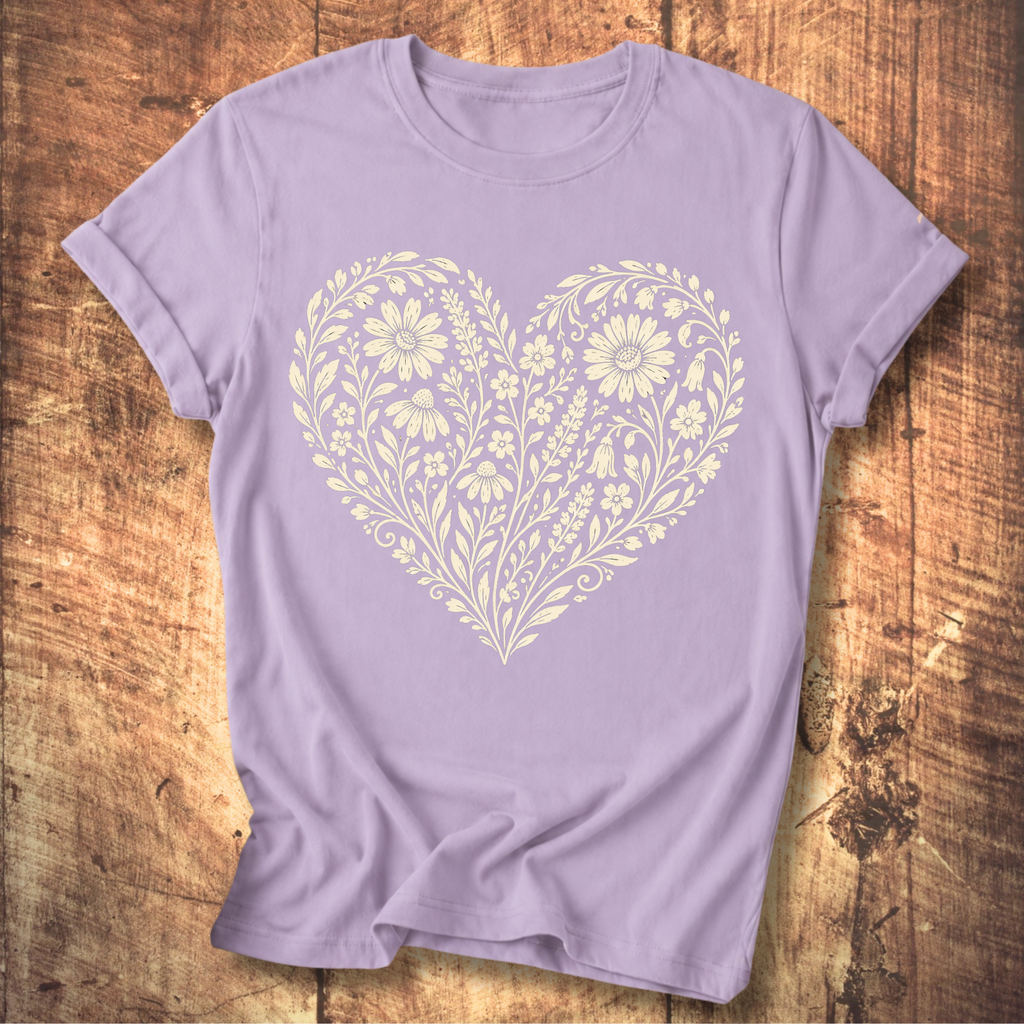 Heart Of Flowers T-shirt
