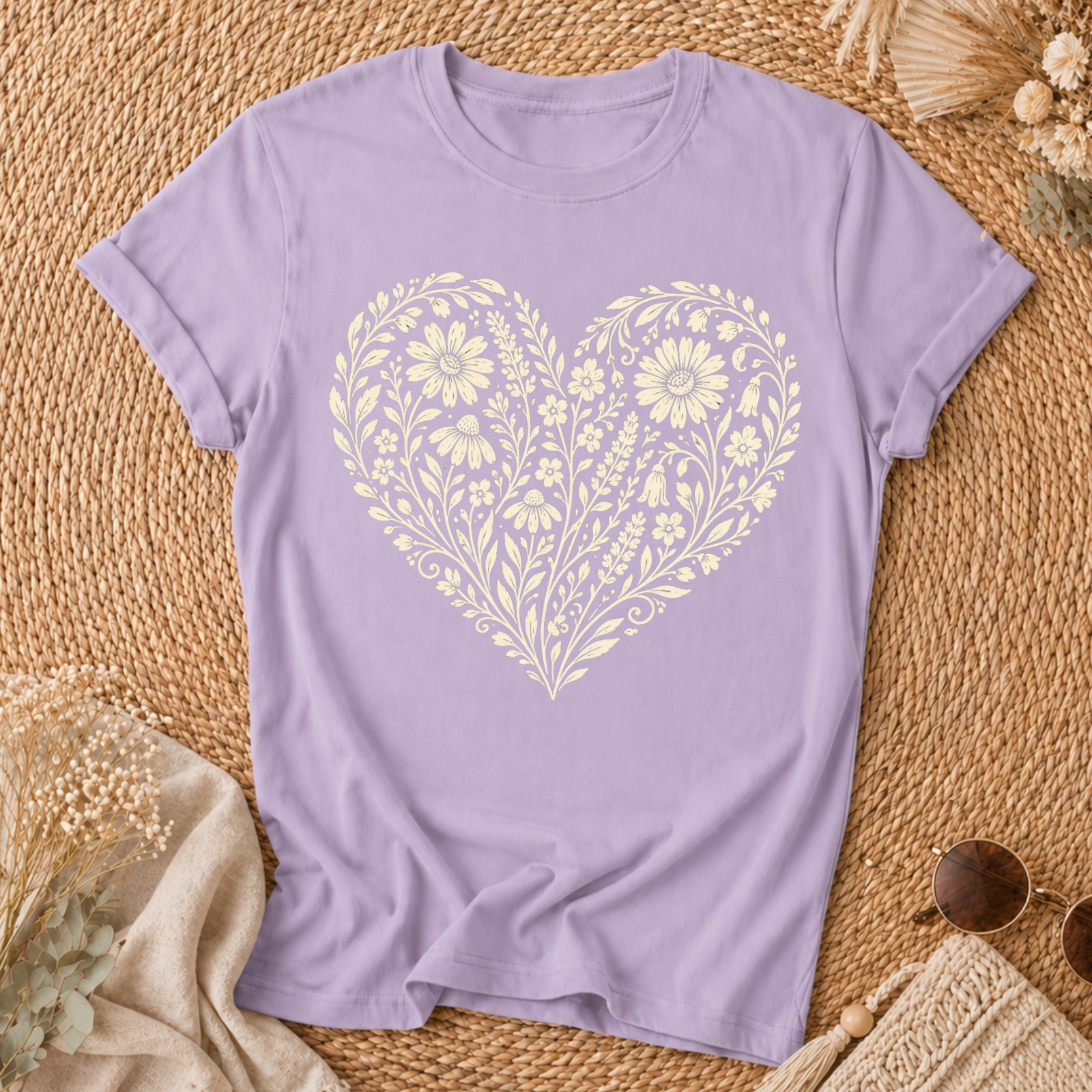 Heart Of Flowers T-shirt