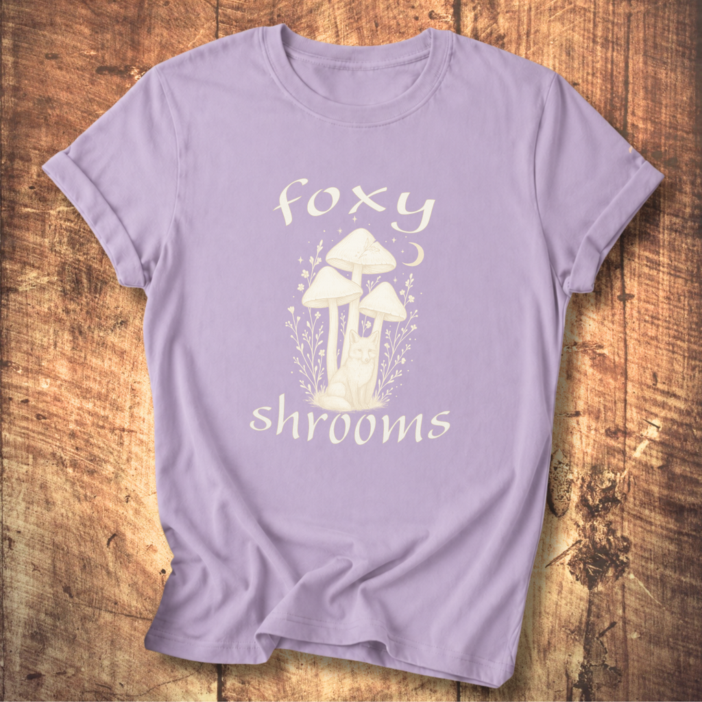 Foxy Shrooms Vintage Tattoo T-Shirt