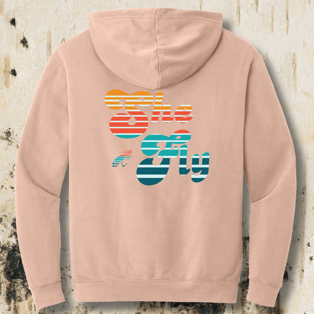 She Fly Retro Pullover