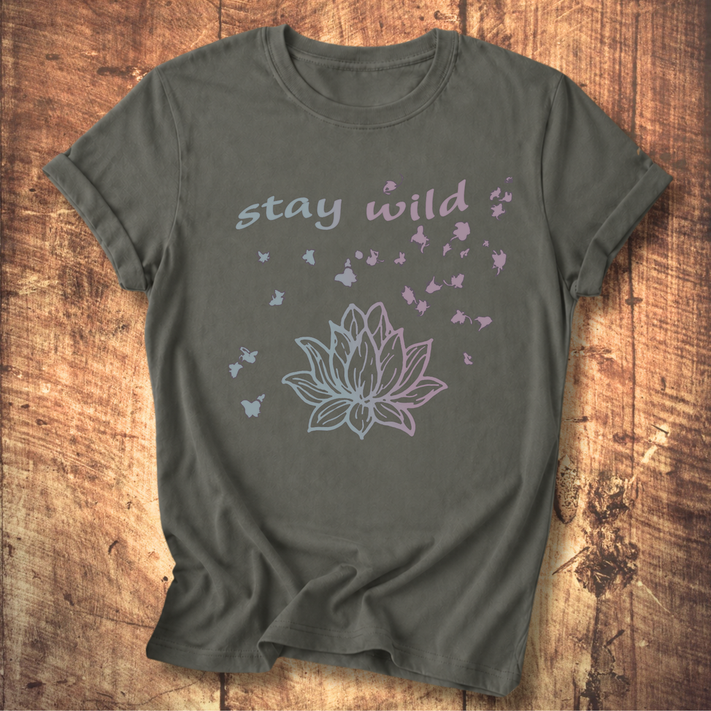 Stay Wild Lotus Tee