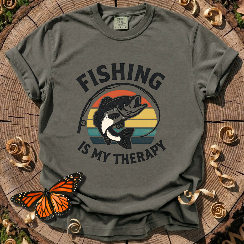 Fishing Is My Therapy Tee