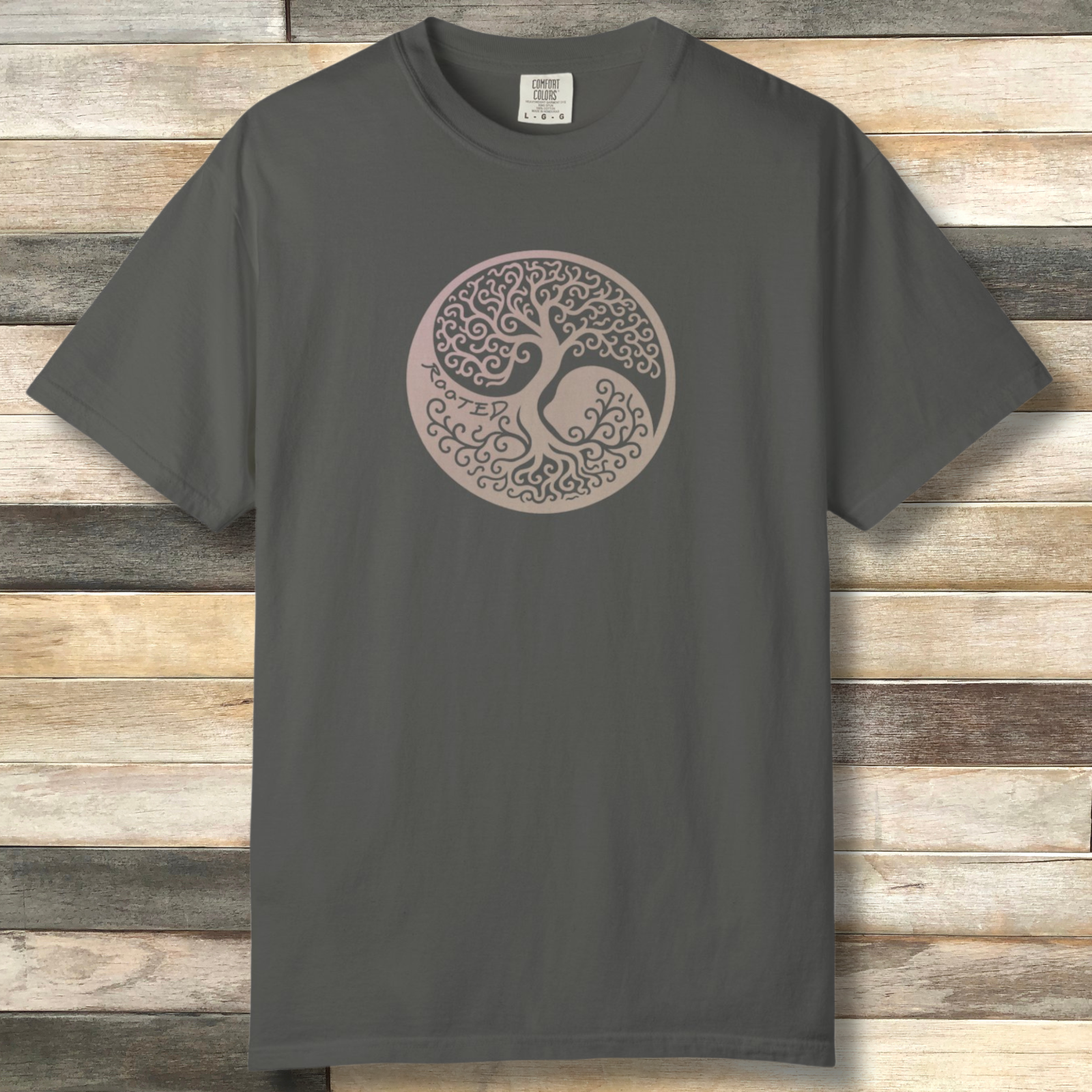 Rooted Yin Yang Tree T-Shirt — Boho Nature Graphic Tee